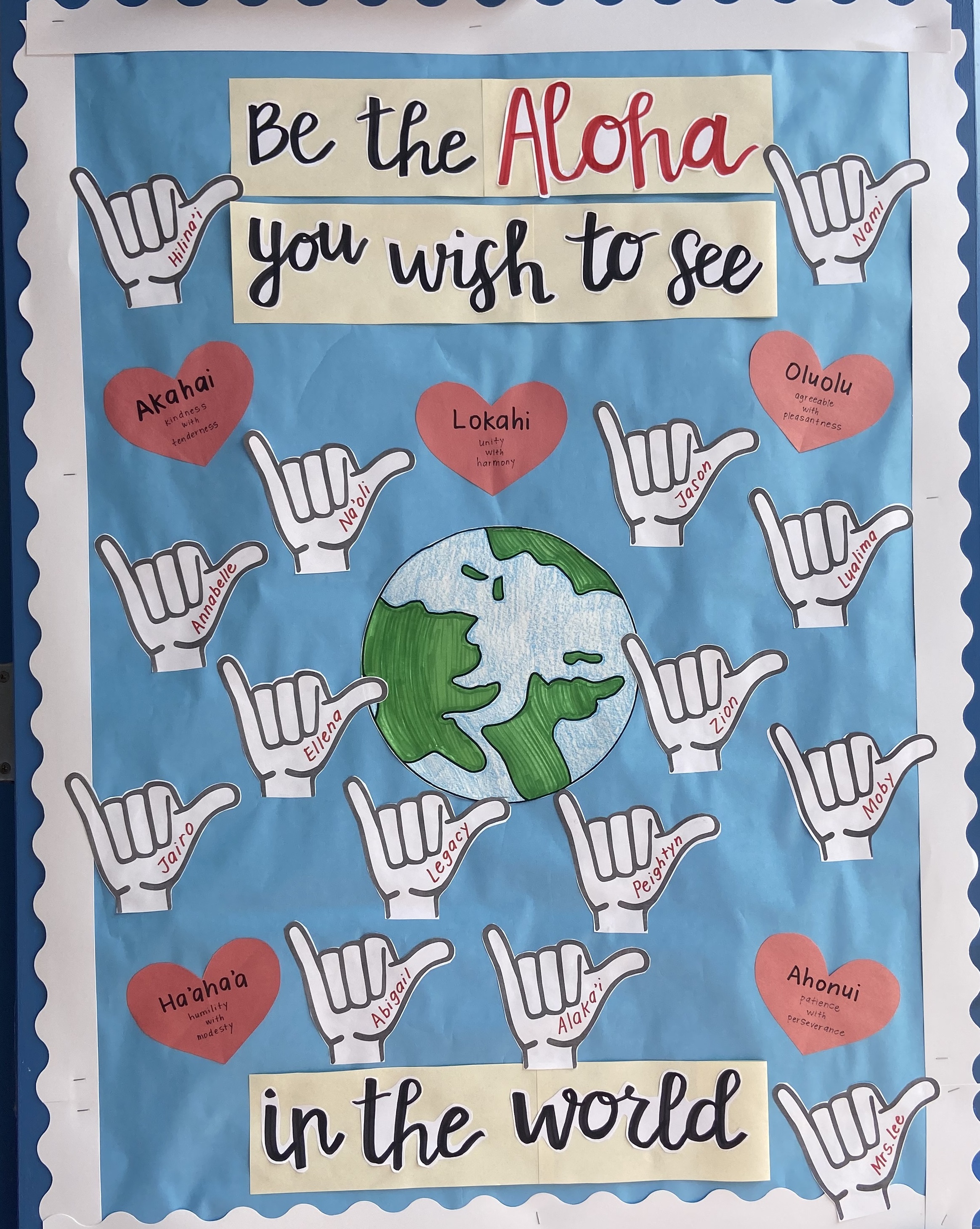 Mrs Lee's door national kindness month